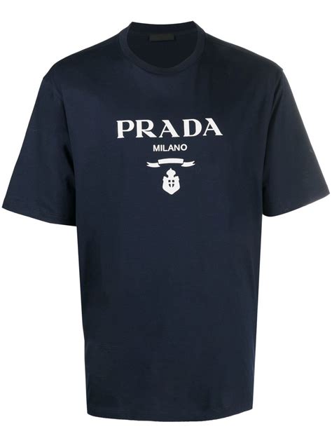 prada milano logo shirt damen